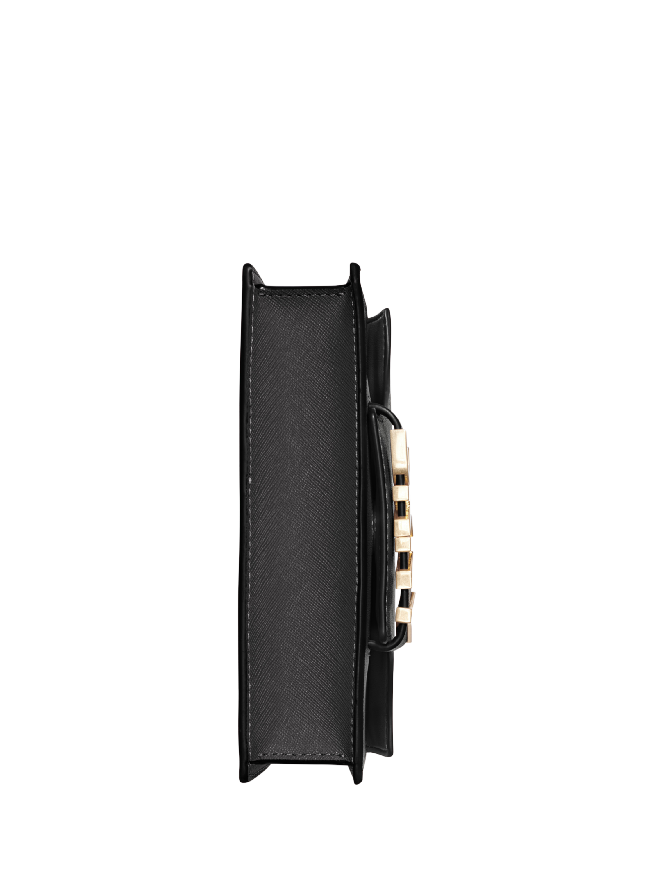 Product image 5 of 6, which shows DKNY Avril Leather Cross Body Purse, Black