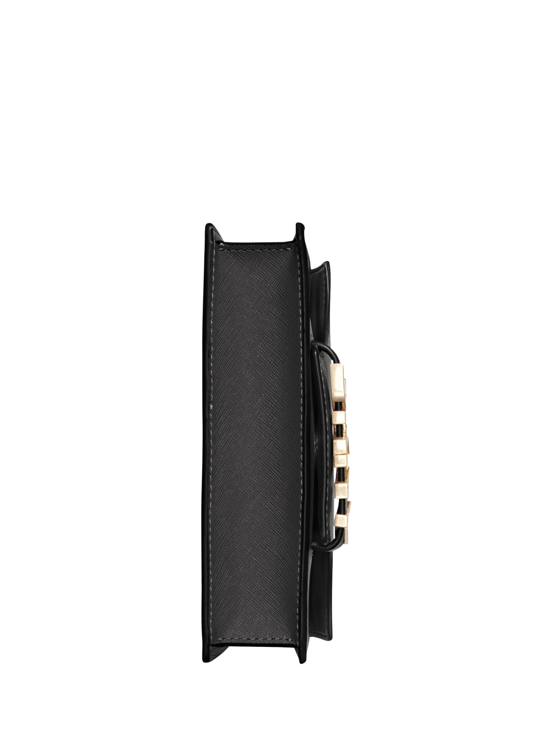 Product image 6 of 6, which shows DKNY Avril Leather Cross Body Purse, Black