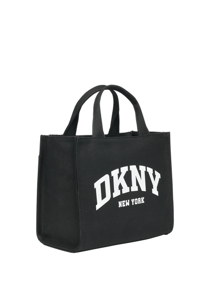 DKNY Hadlee Cotton Logo Tote Bag - view 2, Black