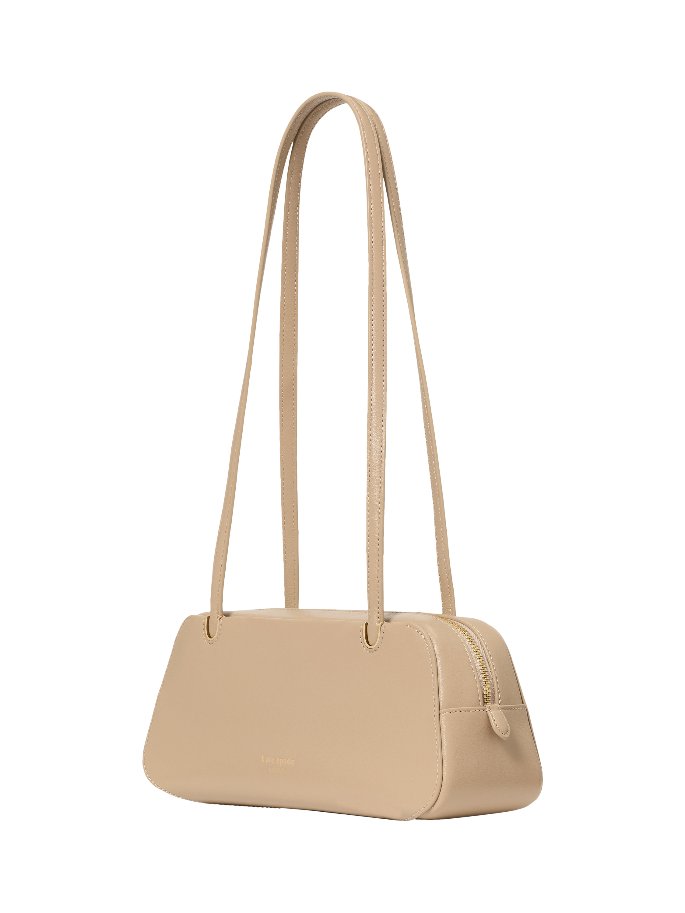 Product image 3 of 4, which shows kate spade new york Grace Leather East/West Shoulder Bag, Taupe