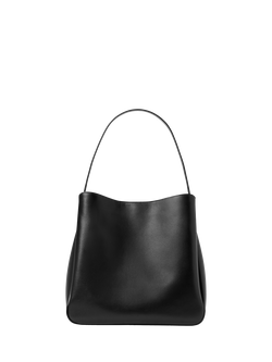 kate spade new york Grace Large Leather Hobo Bag, Black