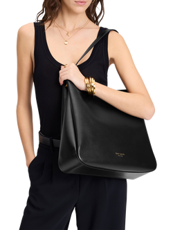 kate spade new york Grace Large Leather Hobo Bag - view 2, Black