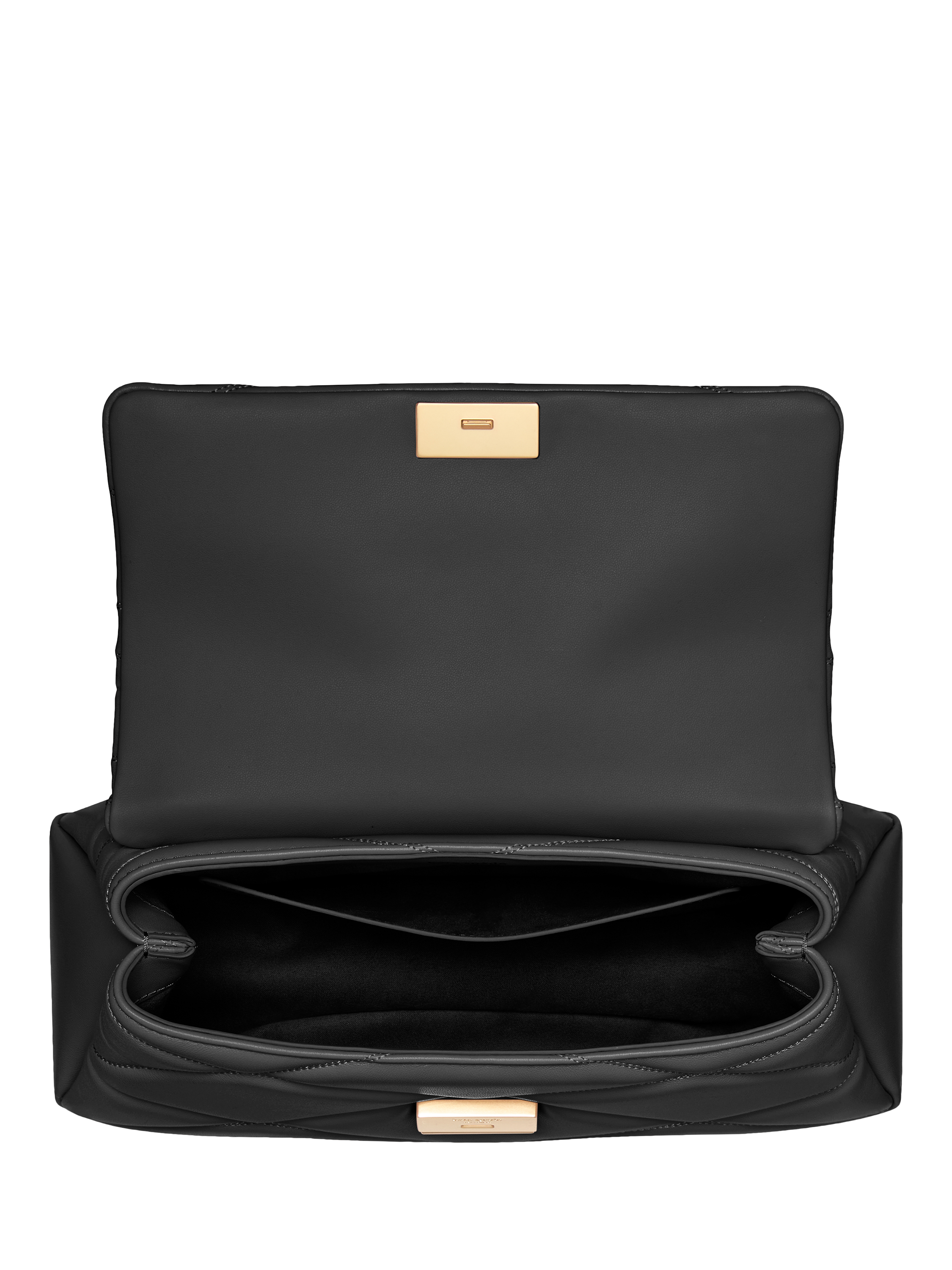 Product image 3 of 5, which shows kate spade new york Grace Quilted Leather Small Top Handle Bag, Black
