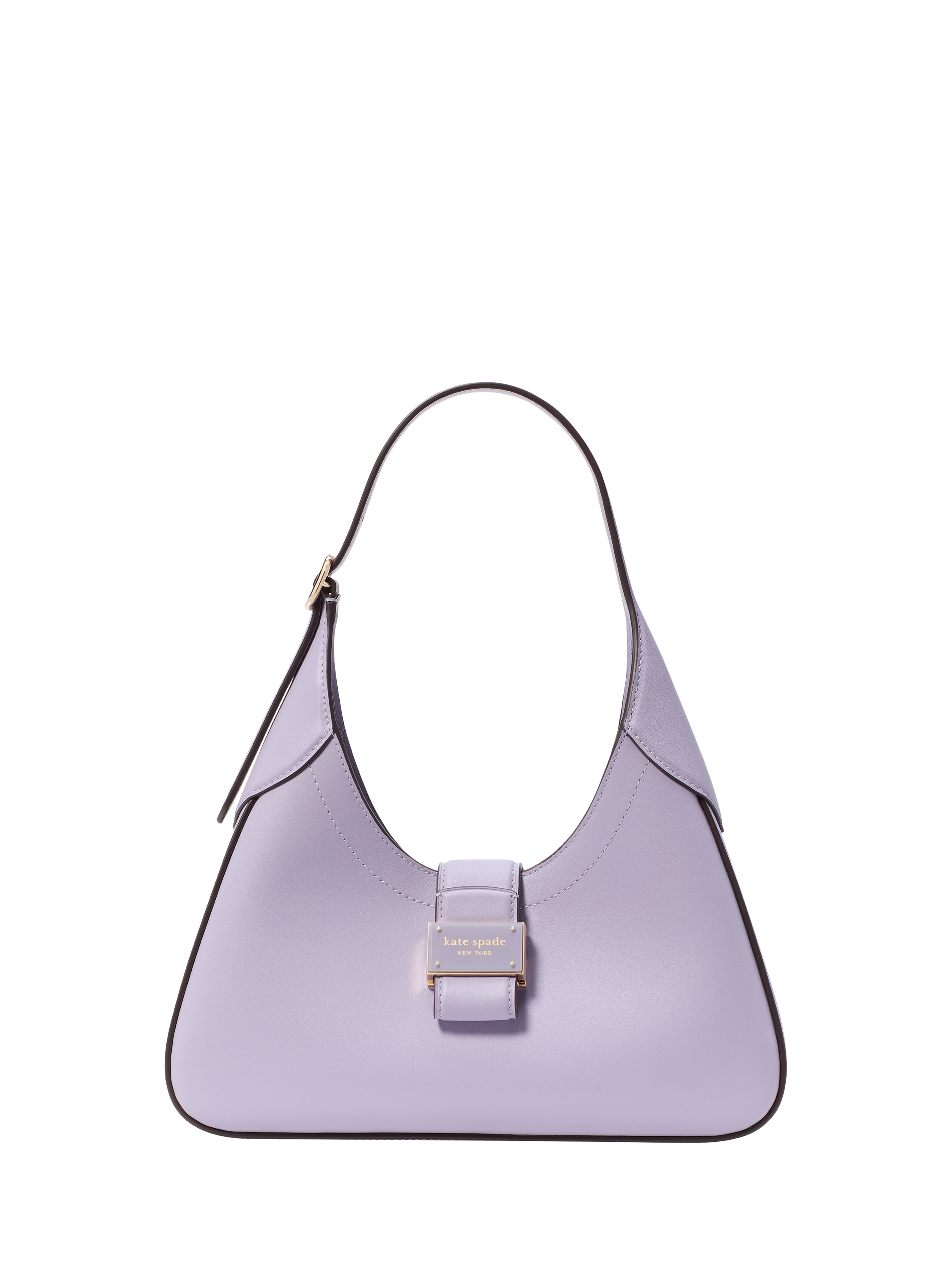 Product image 1 of 4, which shows kate spade new york Nouveau Small Leather Shoulder Bag, Lavender