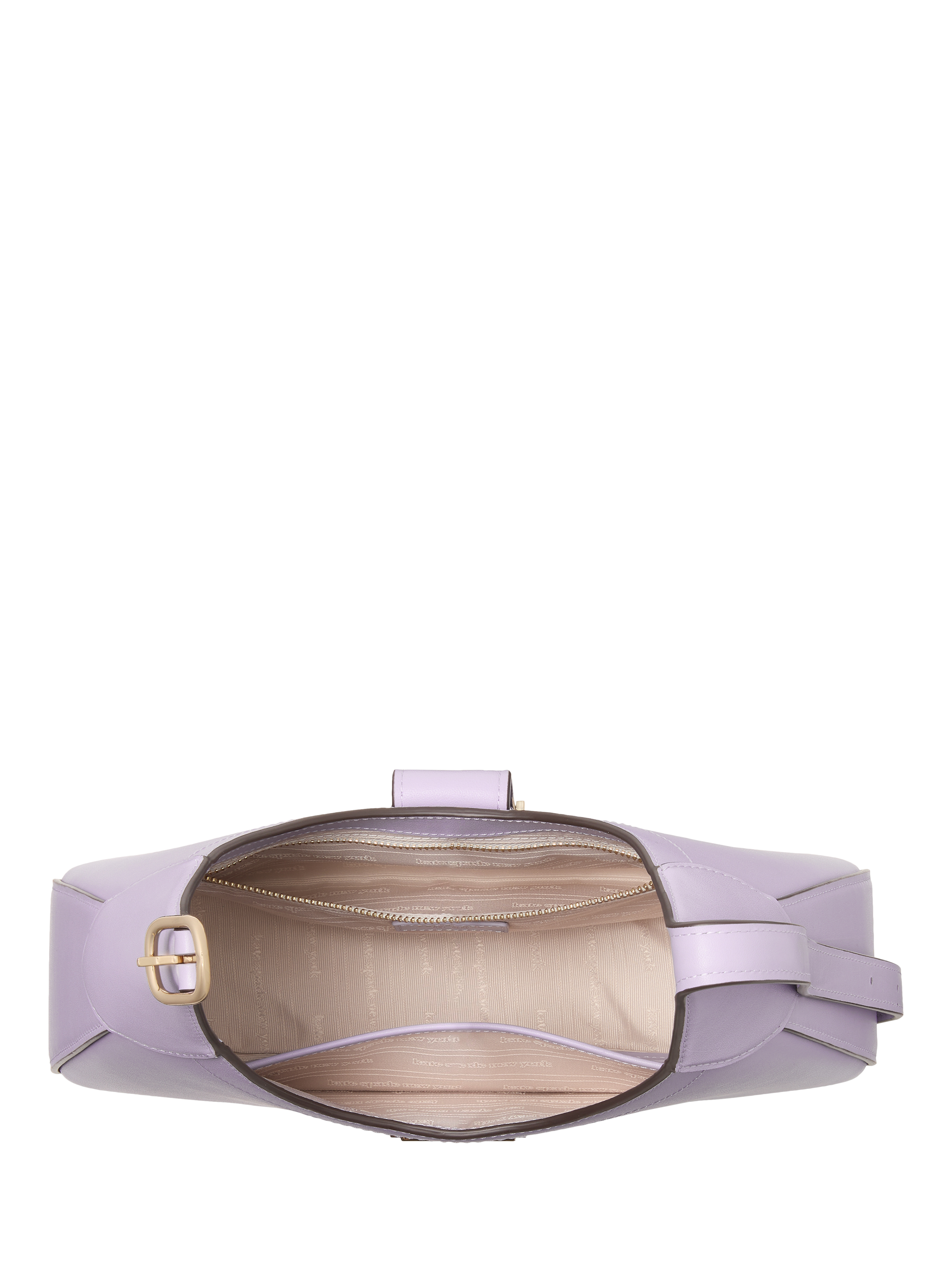 Product image 3 of 4, which shows kate spade new york Nouveau Small Leather Shoulder Bag, Lavender