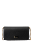 kate spade new york Serena Leather Chain Cross Body Wallet, Black