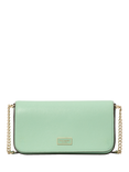 kate spade new york Serena Leather Chain Cross Body Wallet, Green