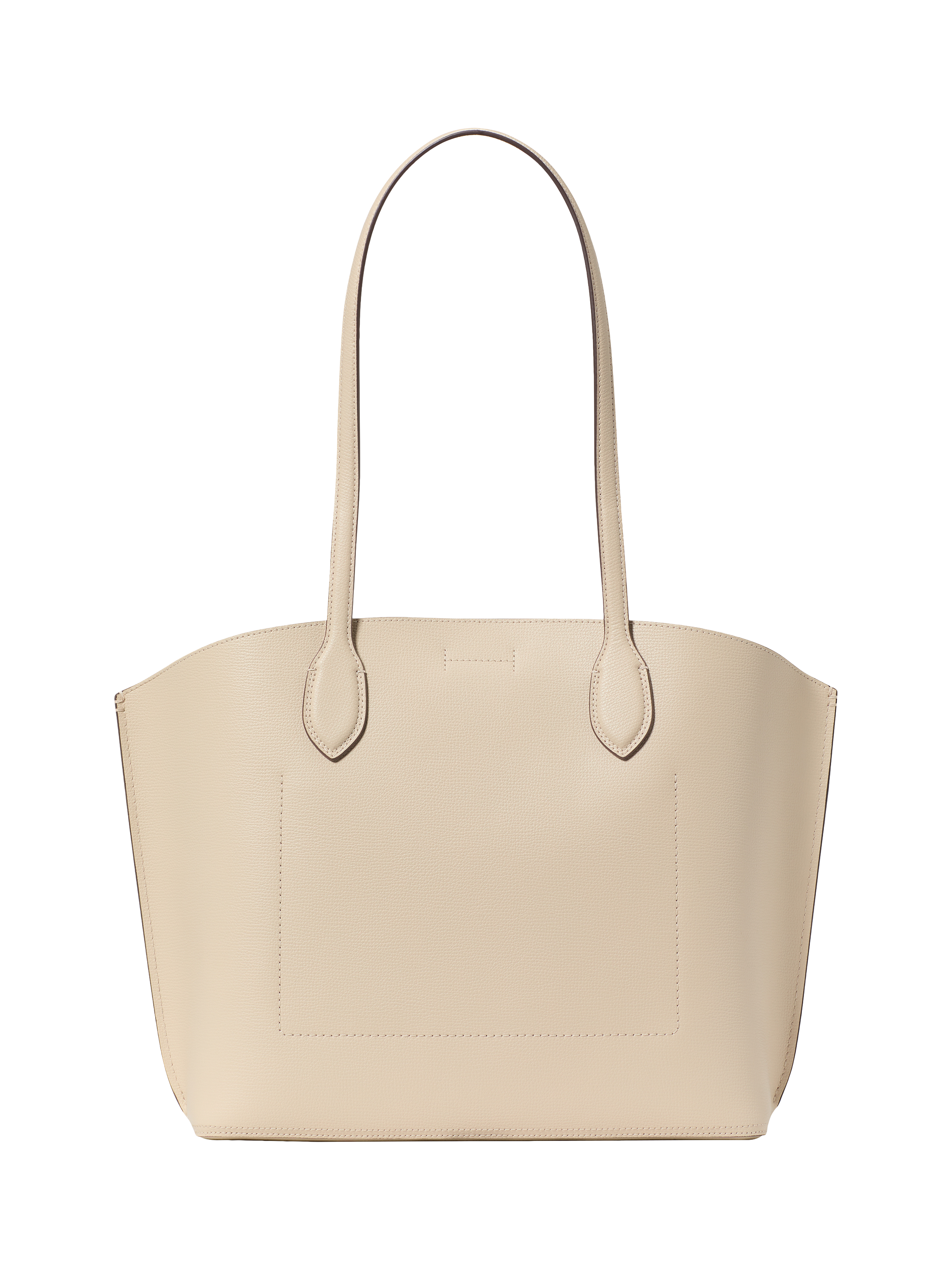 Product image 2 of 4, which shows kate spade new york Suite Leather Large Tote Bag, Cream