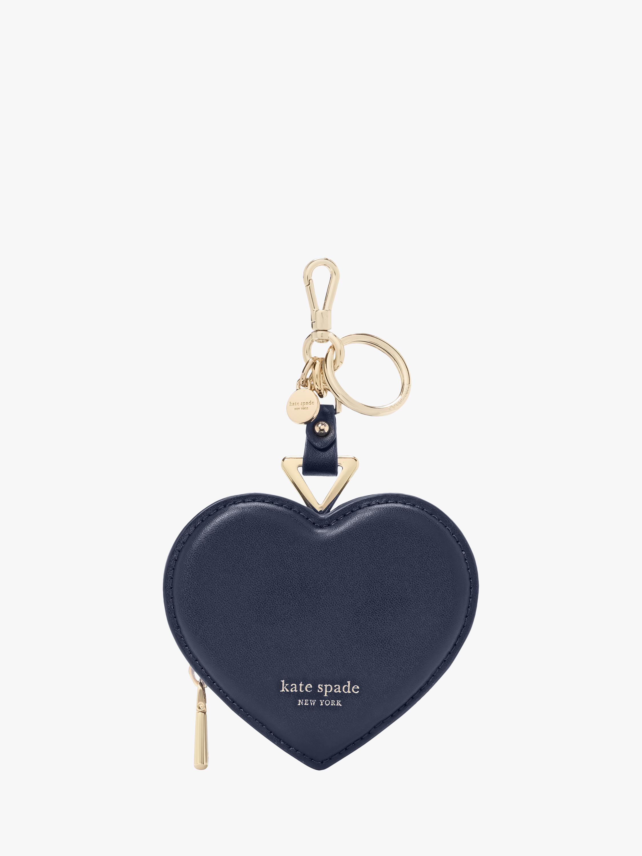 HEART BAG CHARM NAVY BLUE HEART BAG CHARM NAVY BLUE