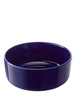 LSA International Collective Porcelain Cereal Bowl, Set of 2, 15cm, Blue Cobalt, Blue Cobalt