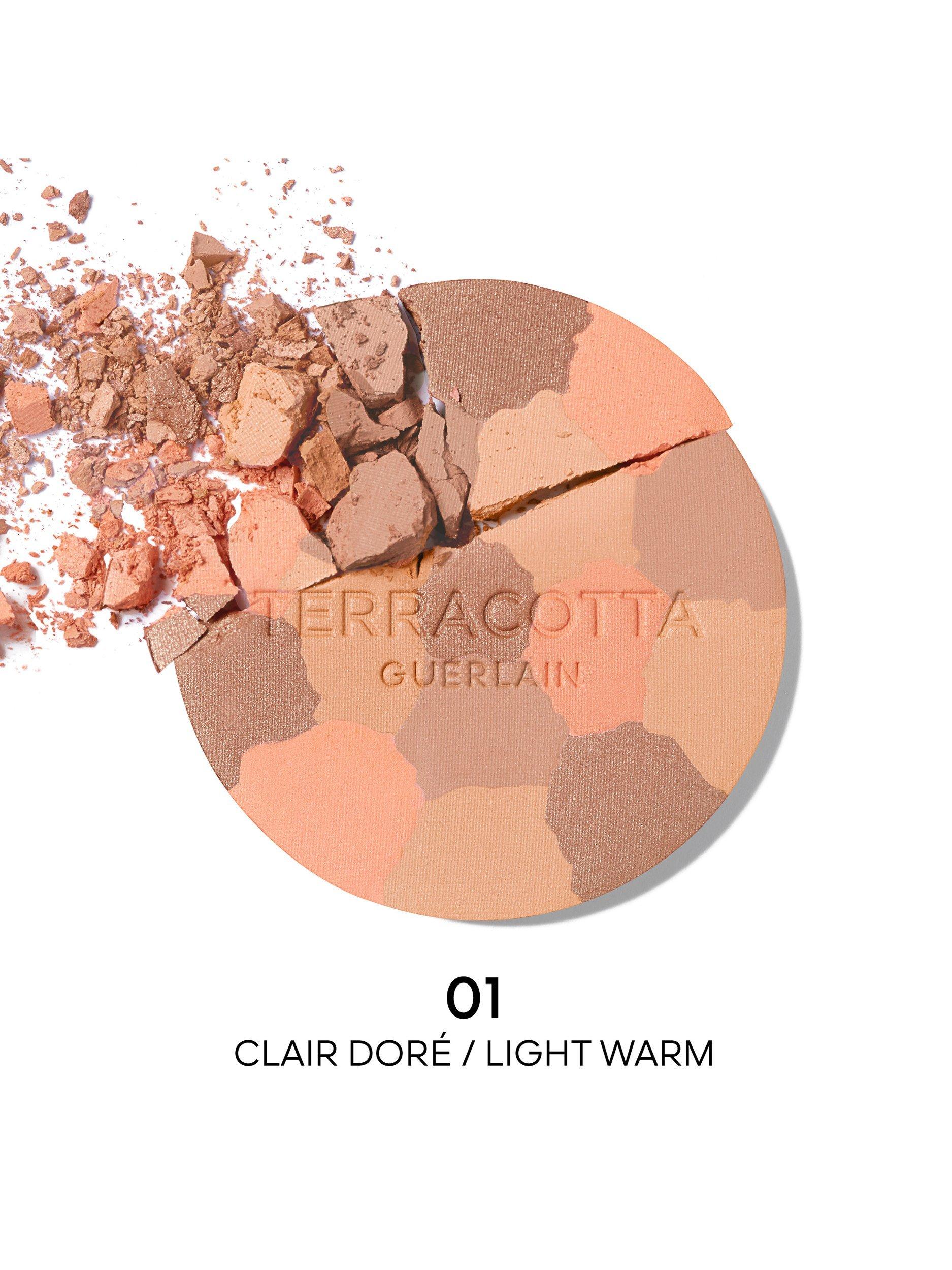 Product image 4 of 10, which shows Guerlain Terracotta Light The Sun-Kissed Natural Healthy Glow Powder Limited Edition 01 Light Warm