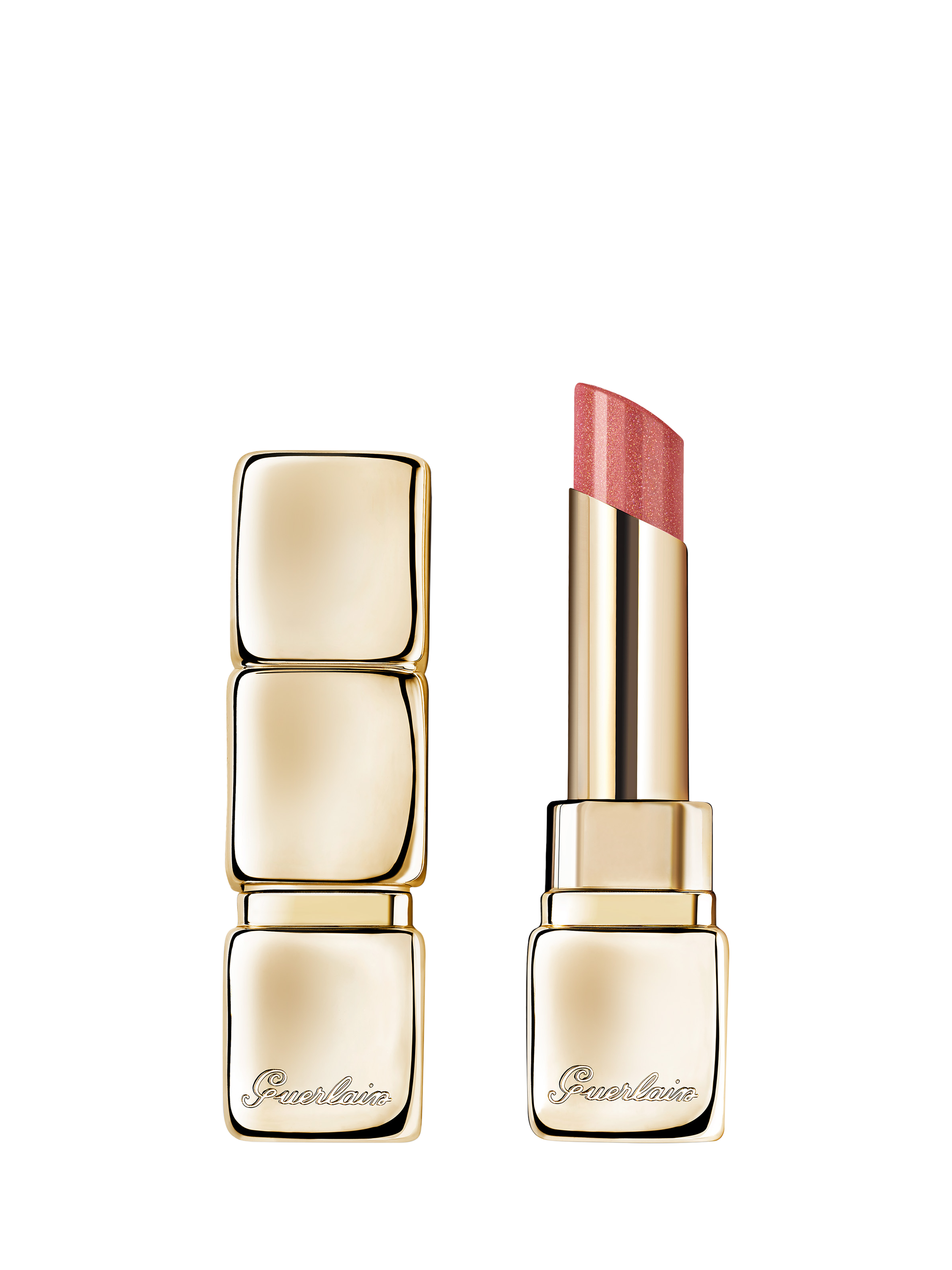 Product image 1 of 11, which shows Guerlain Kiss Kiss Bee Glow 98% Natural-Origin Honey Tint Balm Pearly, 229 Pearly Blossom
