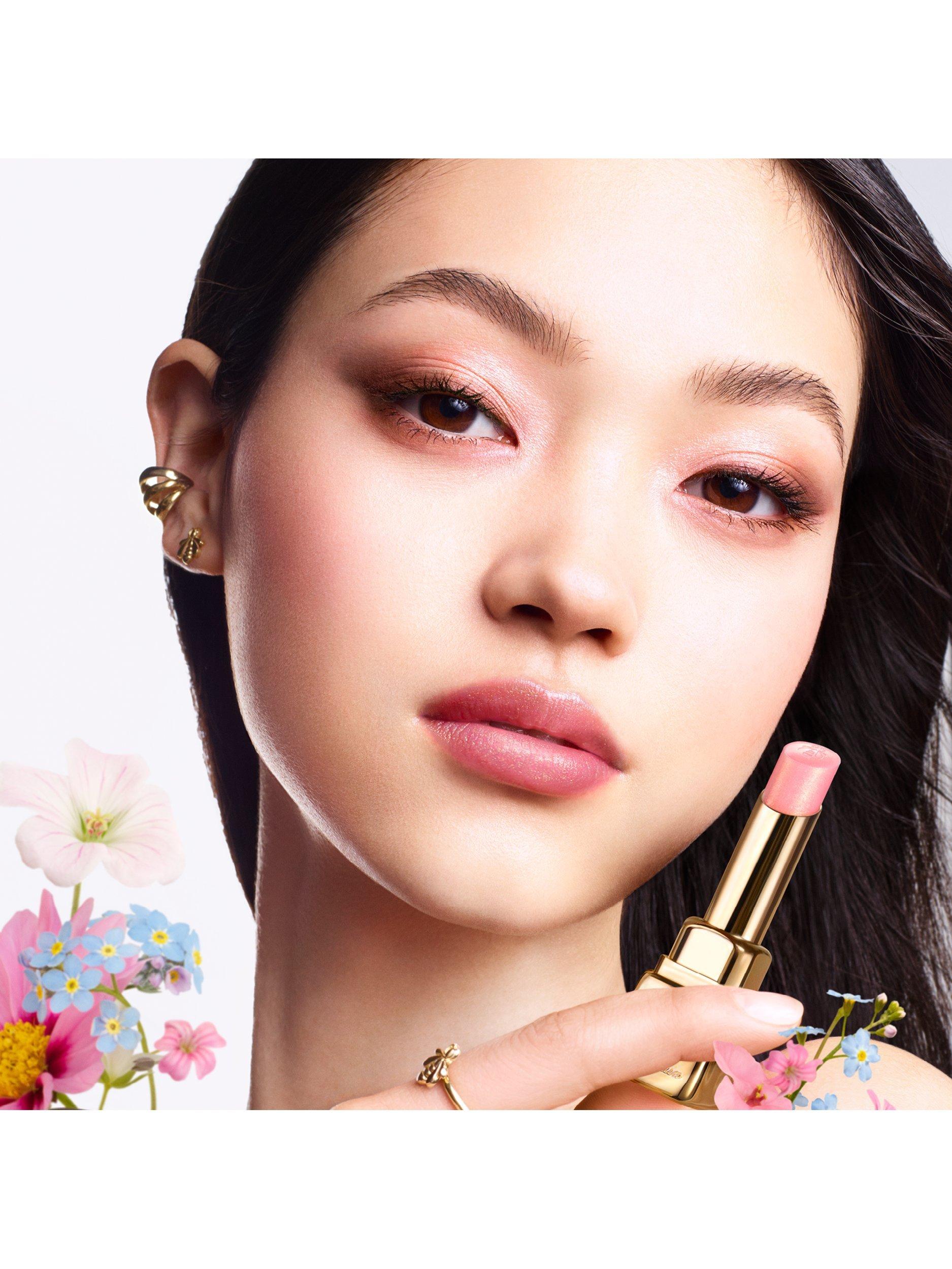 Product image 10 of 11, which shows Guerlain Kiss Kiss Bee Glow 98% Natural-Origin Honey Tint Balm Pearly, 878 Pearly Dahlia