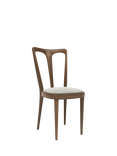 John Lewis Iris Dining Chair, Walnut Leg, Ombra Mink