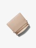 Michael Kors Jet Set Leather Cross Body Bag, Light Beige