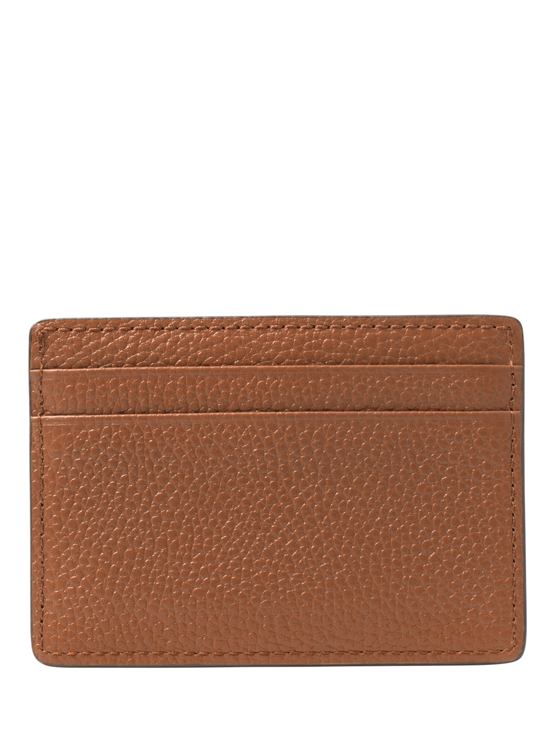 Product image 2 of 2, which shows Michael Kors Leather Jet Set Card Holder, Tan