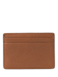 Michael Kors Leather Jet Set Card Holder, Tan