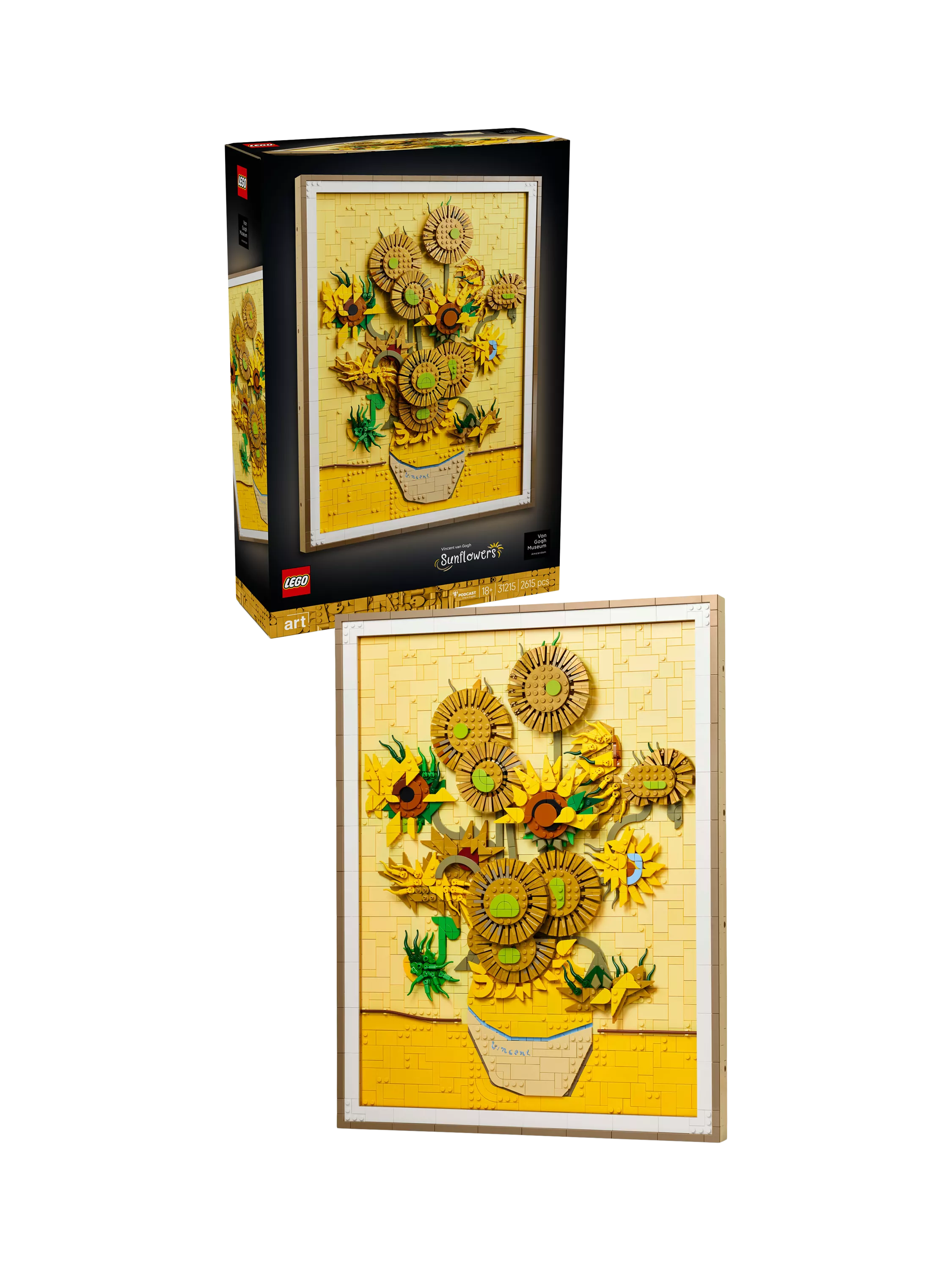 LEGO Art Vincent Van Gogh Sunflowers Building Set 31215