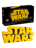 LEGO Star Wars 75407 Brick-Built Star Wars Logo Sign Set