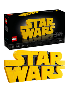 LEGO Star Wars 75407 Brick-Built Star Wars Logo Sign Set