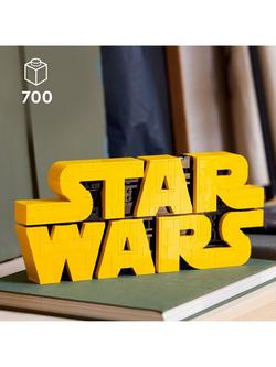 LEGO Star Wars 75407 Brick-Built Star Wars Logo Sign Set - view 2, Multi