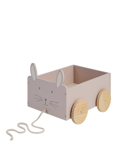 Great Little Trading Co Animal Book Cart, Bunny