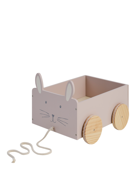 Great Little Trading Co Animal Book Cart, Bunny