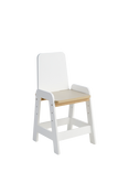 Great Little Trading Co Hazel Adjustable Toddler Chair, White/Natural
