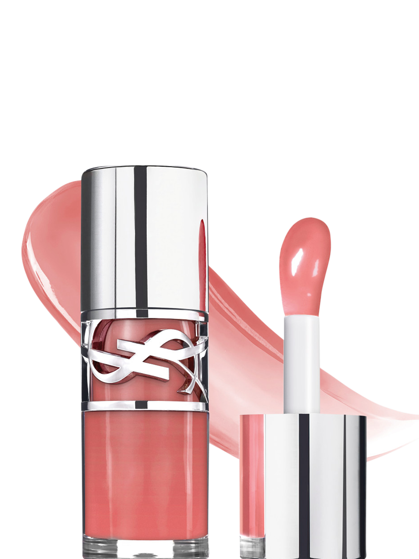 Product image 1 of 6, which shows Yves Saint Laurent Loveshine Plumping Lip Oil Gloss, 3 Mellow Mallow