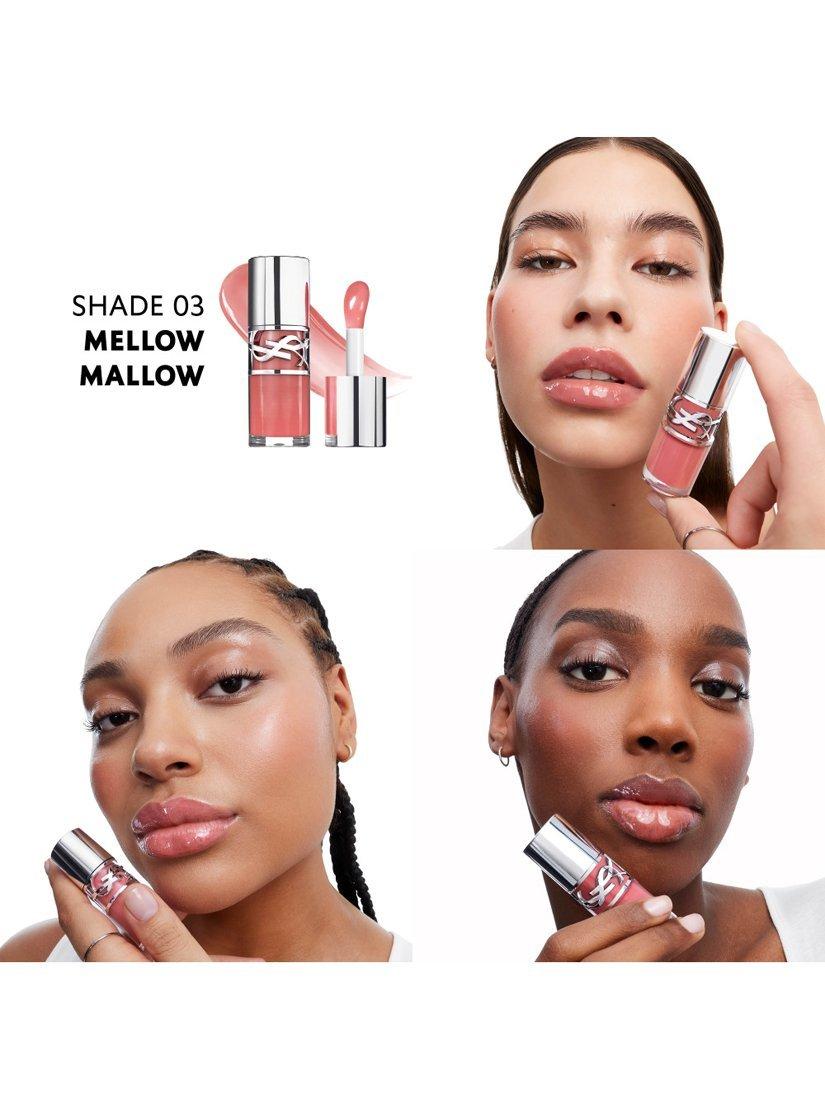 Product image 3 of 6, which shows Yves Saint Laurent Loveshine Plumping Lip Oil Gloss, 3 Mellow Mallow