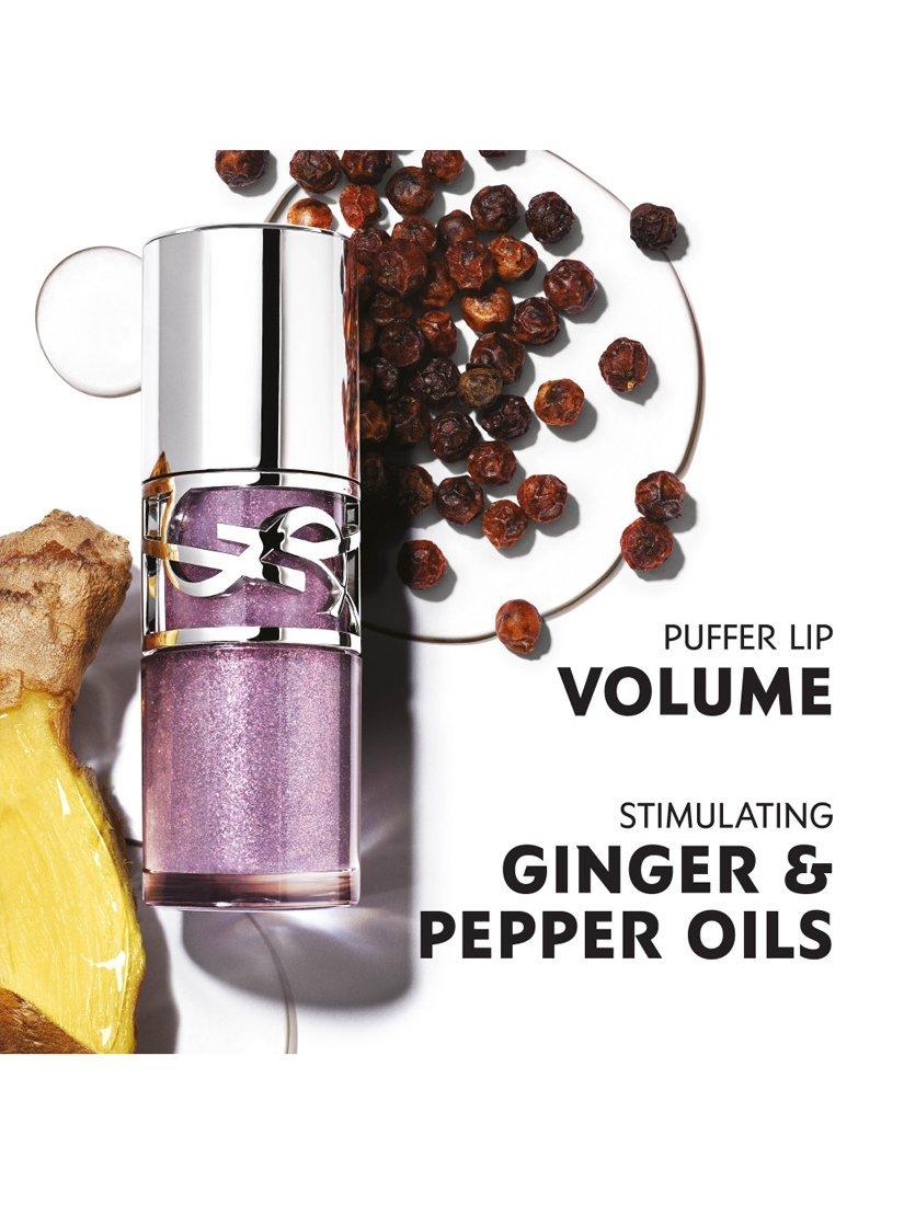 Product image 4 of 6, which shows Yves Saint Laurent Loveshine Plumping Lip Oil Gloss, 3 Mellow Mallow