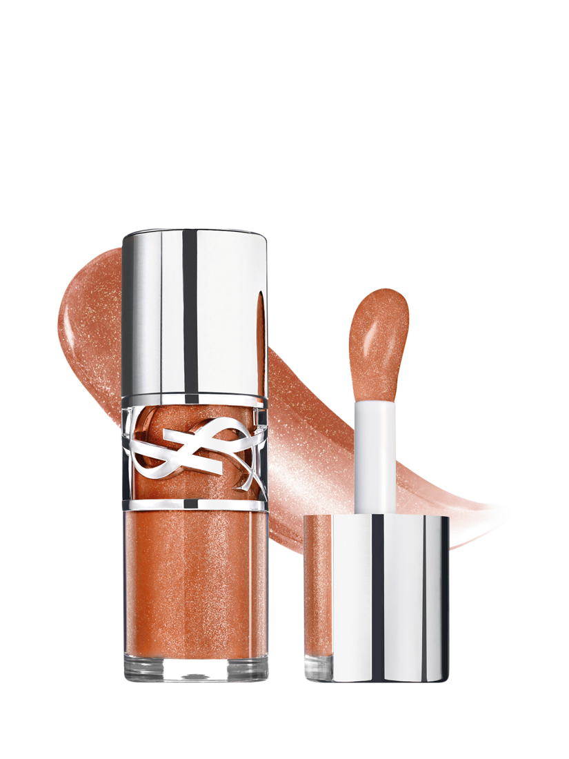 Product image 1 of 6, which shows Yves Saint Laurent Loveshine Plumping Lip Oil Gloss, 5 California Sunshine