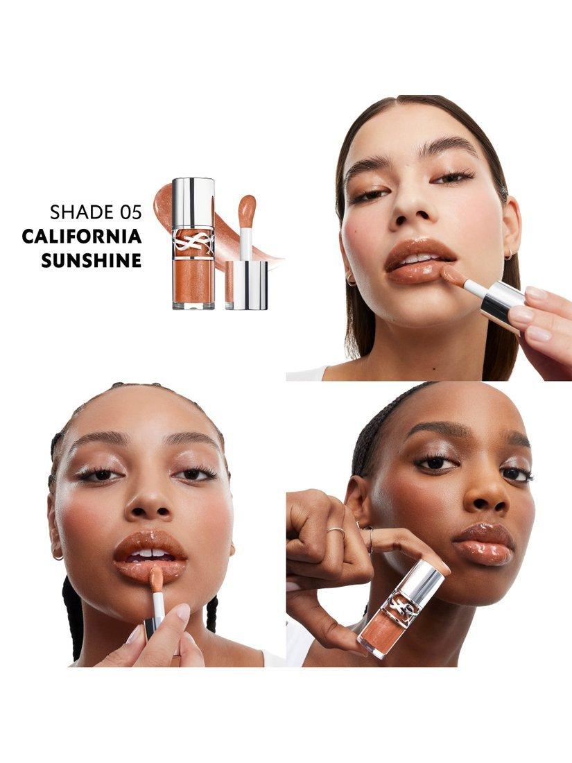 Product image 3 of 6, which shows Yves Saint Laurent Loveshine Plumping Lip Oil Gloss, 5 California Sunshine