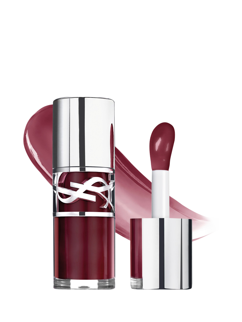 Product image 1 of 6, which shows Yves Saint Laurent Loveshine Plumping Lip Oil Gloss, 8 Purple Dream