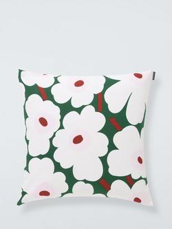 Marimekko Unikko Cushion, Green, Green