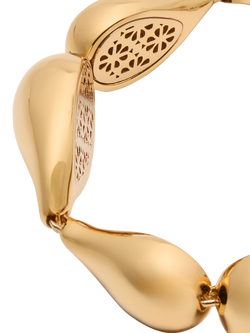 kate spade new york Cubic Zirconia Sculptural Statement Bracelet, Gold - view 2, Gold