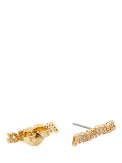 kate spade new york Mama Stud Earrings, Gold - view 2, Clear/Gold