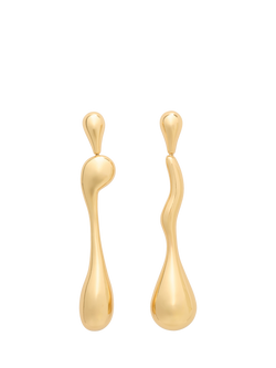 kate spade new york Sculptural Linear Drop Earrings, Gold, Gold