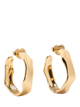 kate spade new york Sculptural Hoop Earrings, Gold