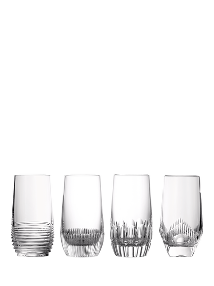 Waterford Crystal Mixology Cut Glass Highball, 430ml, Clear, 