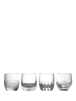Waterford Crystal Mixology Cut Glass Tumbler, 260ml, Clear, 
