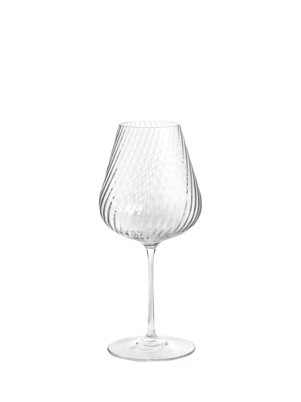 Vera Wang Swirl Crystal White Wine Glass, Set of 2, 440ml, Clear - view 2, Clear