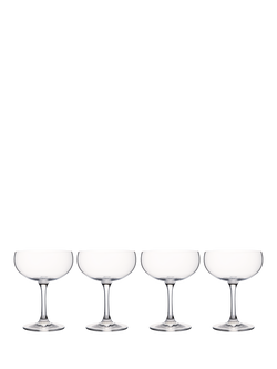 Waterford Crystal Marquis Moments Coupe Cocktail Glass, Set of 4, 280ml, Clear, Clear