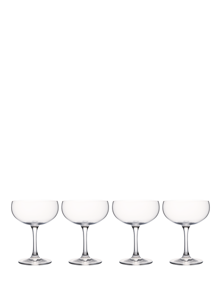 Waterford Crystal Marquis Moments Coupe Cocktail Glass, Set of 4, 280ml, Clear, Clear