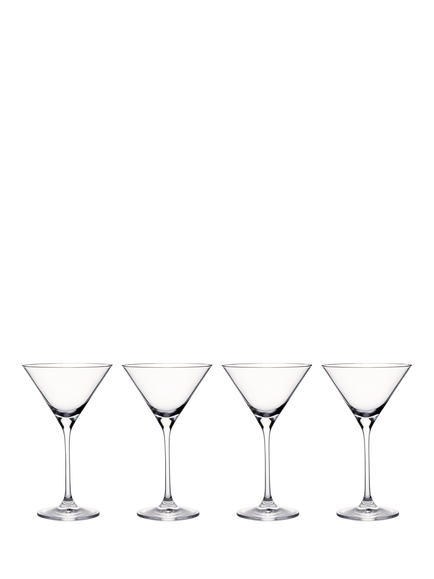 Waterford Crystal Marquis Moments Martini Cocktail Glass, Set of 4, 210ml, Clear, Clear