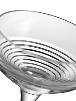 Waterford Crystal Mixology Circon Cut Glass Coupe Cocktail Glass, Set of 2, 120ml, Clear - view 2, Clear