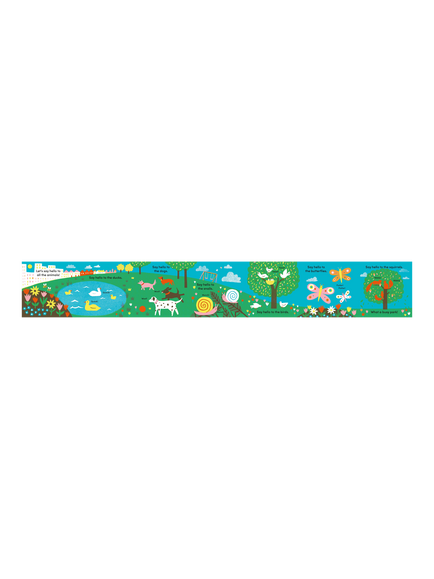 Nosy Crow Tummy Time Park Concertina Baby Book - view 2, Multi