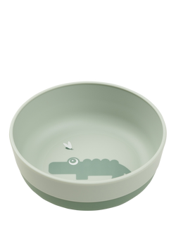 Done by Deer Foodie Croc Anti-Slip Bowl, Green - view 2, 