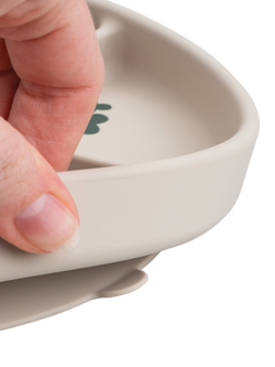 Done by Deer Stick Stay Tiny Farm Compartment Suction Plate - view 2, Sand