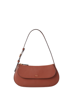 Mulberry Clovelly Leather Shoulder Bag, Bright Oak, Bright Oak